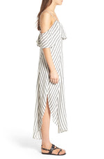 ASTR Lorena Dress White-Black Stripe