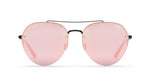 Quay Somerset Aviator Sunglasses Pink