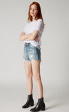 Blank NYC Panic Prevention High Rise Jean Shorts