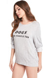 Wildfox Dogs Baggy Beach Jumper Sweater