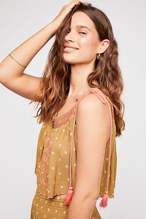 Free People Hearts Rising Embroidered Set