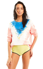 Wildfox Summer Girl Tie Dye Sommers Sweater