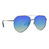 Diff Eyewear Dash Sunglasses Light Gunmetal/Ice Blue Lens