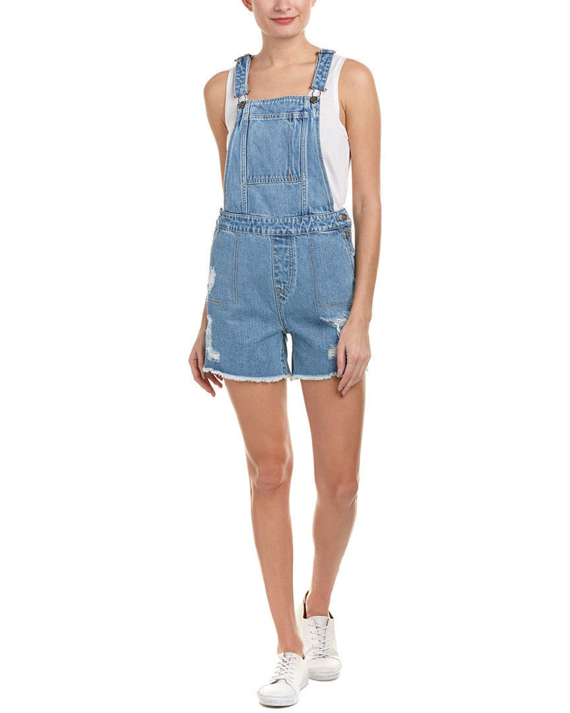EVIDNT Destroyed Overall Shorts
