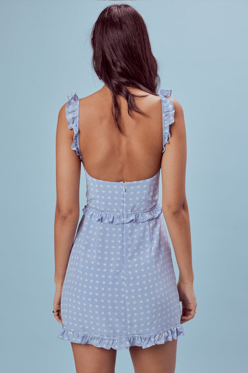 For Love and Lemons Sweetheart Tank Dress Periwinkle