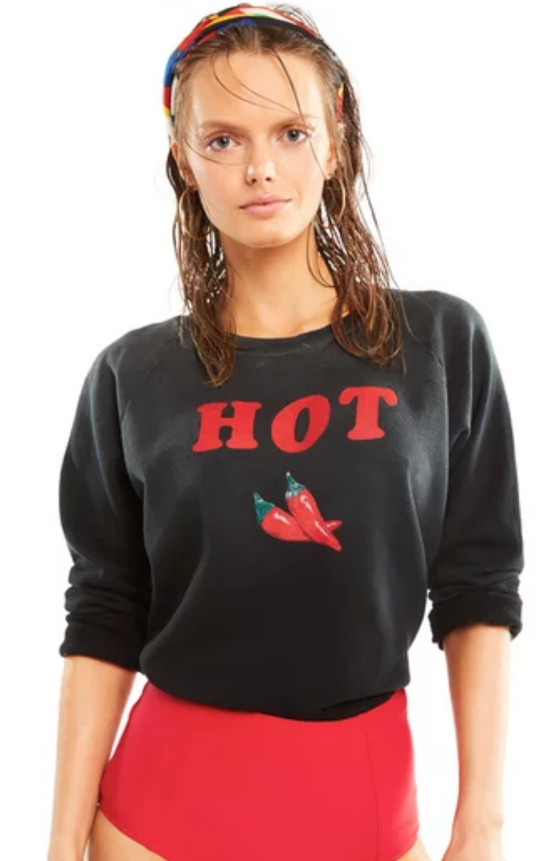 Wildfox Hot Junior Sweatshirt