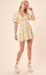 For Love and Lemons Atlanta Mini Dress Buttercreme