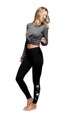 Strut This Silver Constellation Ankle Legging