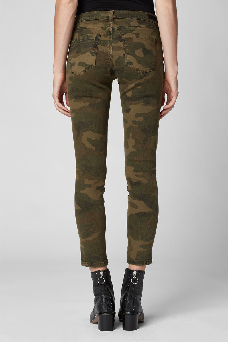 Blank NYC The Reade Skinny Crop Scout Pant Camo