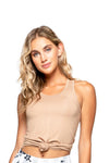 Strut This Calvin Tank Top Taupe