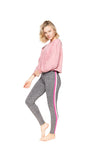 Strut This Sonoma Crop Sweatshirt Pink Chalk