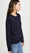 SUNDRY Cherries Basic Sweatshirt