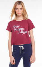Wildfox Our Signs Align Baby Tee