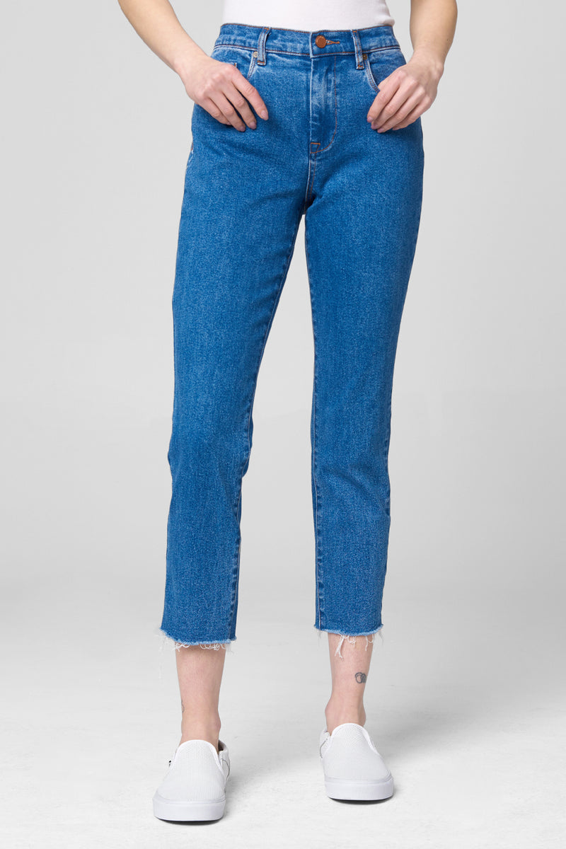 Blank NYC Madison Crop Jeans Varsity Blue