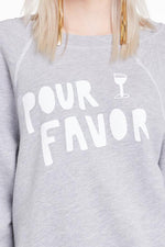 Wildfox Pour Favor Sommers Sweater Heather