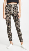 Sundry Leopard Cashmere Blend Cozy Sweatpants Oatmeal