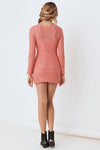 Spell & the Gypsy Atlantic Crochet Mini Dress Peach