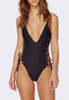 Blue Life Roped Up One Piece Black