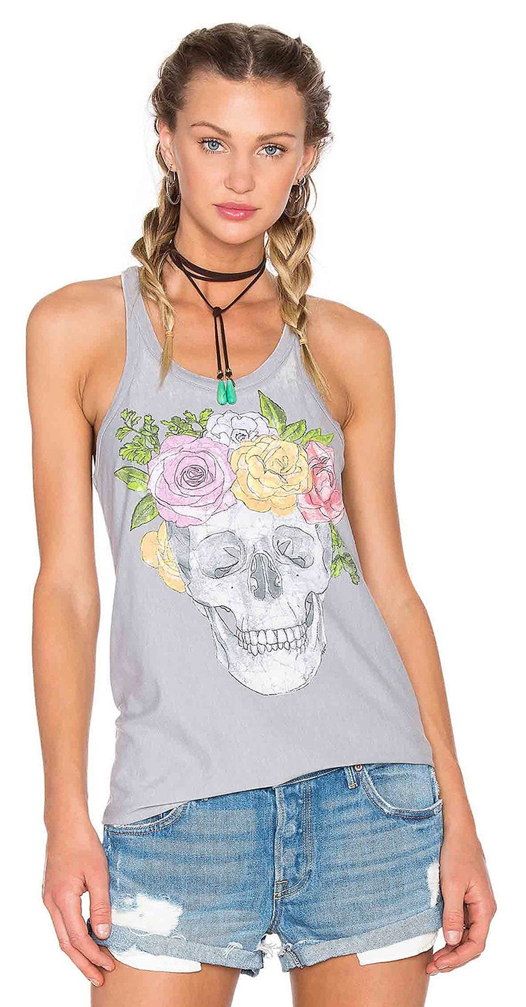 Chaser Flower Crown Tank Top