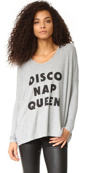 Wildfox Disco Nap Queen Alana Long Sleeve Shirt