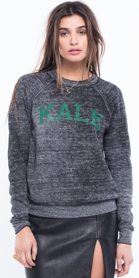 Suburban Riot Kale Burnout Wash Sweatshirt