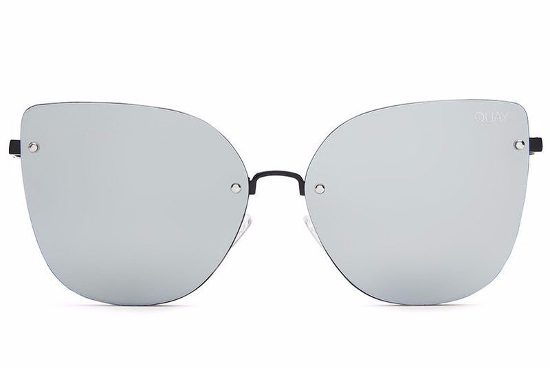 Quay Lexi Black Silver Sunglasses