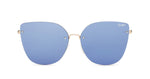 Quay Lexi Gold Blue Sunglasses