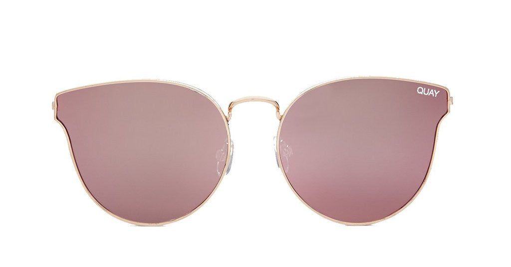 Quay All My Love Rose Pink Mirror Sunglasses