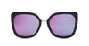 Quay Capricorn Black Pink Mirror Sunglasses