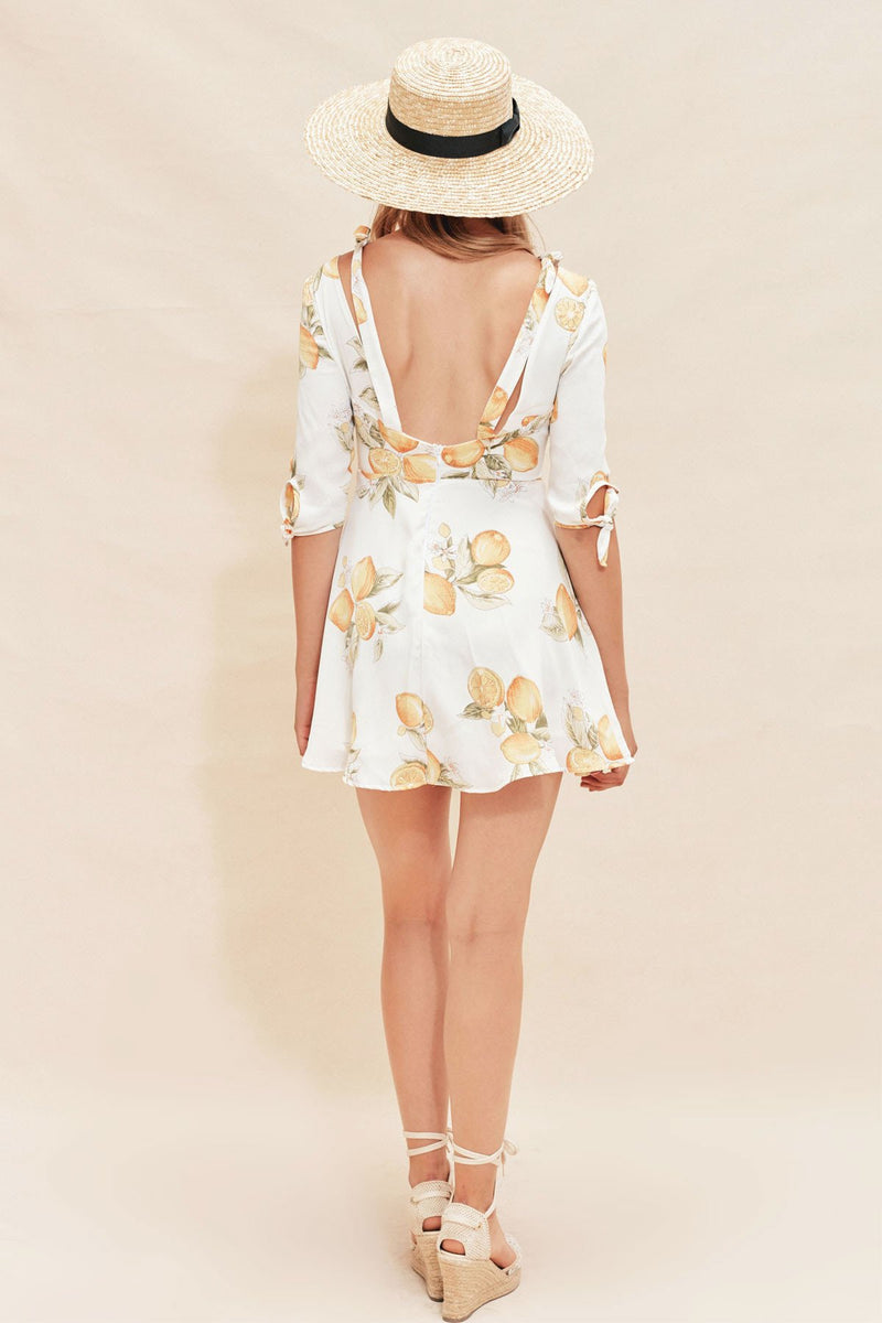 For Love and Lemons Limonada Mini Dress