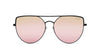 Quay Santa Fe Black/Red Lens Sunglasses