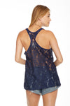 Chaser Lace Racer Back Tank Top