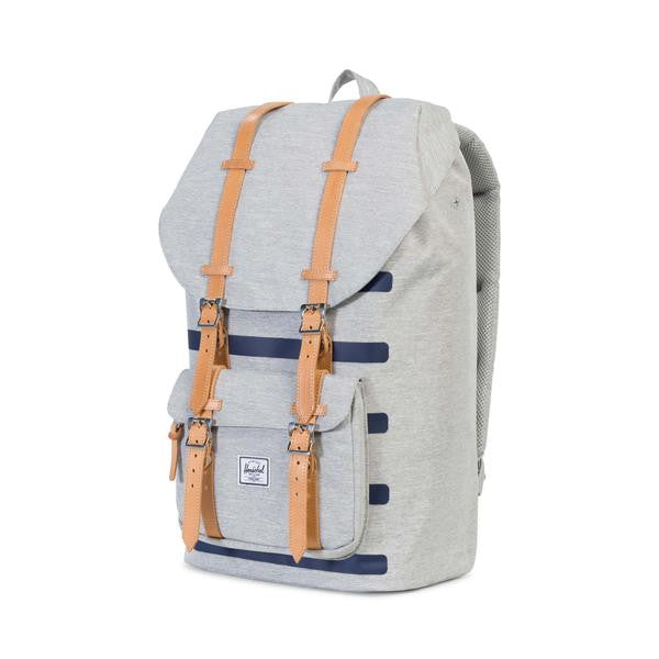 Herschel Little America Backpack Light Grey Crosshatch