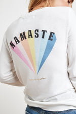 Spiritual Gangster Namaste Rainbow Vneck Pullover