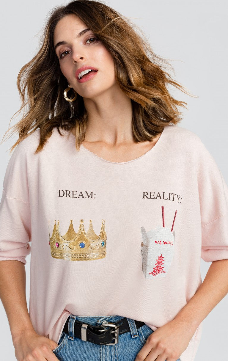 Wildfox Dream vs. Reality 5AM Sweatshirt
