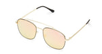 Quay To Be Seen Gold Sunglasses