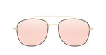 Quay To Be Seen Gold Sunglasses