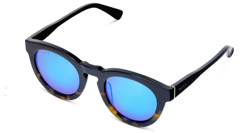 Diff Eyewear Dime II Blue Mirror Sunglasses