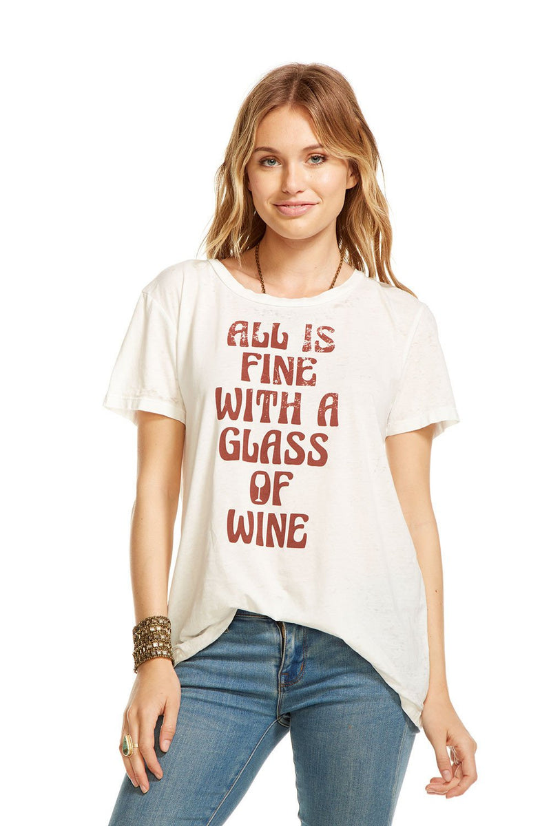 Chaser All is Fine Wine Tee Shirt