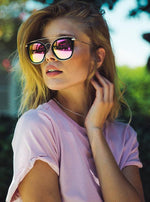 Diff Eyewear Zoey Black Pink Sunglasses