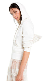 Wildfox Good Carta Angel Hoodie Sweater