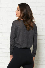 David Lerner High- Low Pullover Sweater