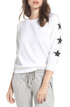 David Lerner Star French Terry Raglan Pullover Sweatshirt