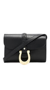 Sancia Maela Mini Black Leather Bag