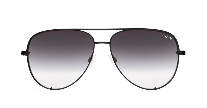 Quay X Desi High Key Mini Sunglasses Silver