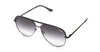Quay X Desi High Key Mini Sunglasses Silver