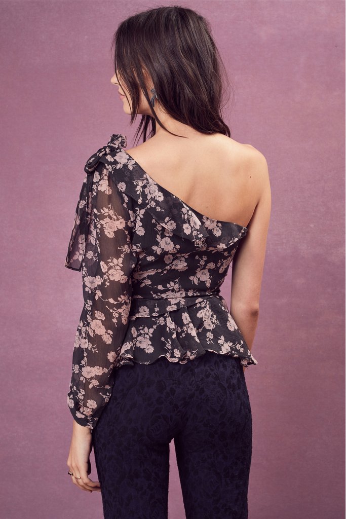 For Love and Lemons Theo One Shoulder Top