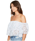 Lovers + Friends Bayside Off Shoulder Lace Top