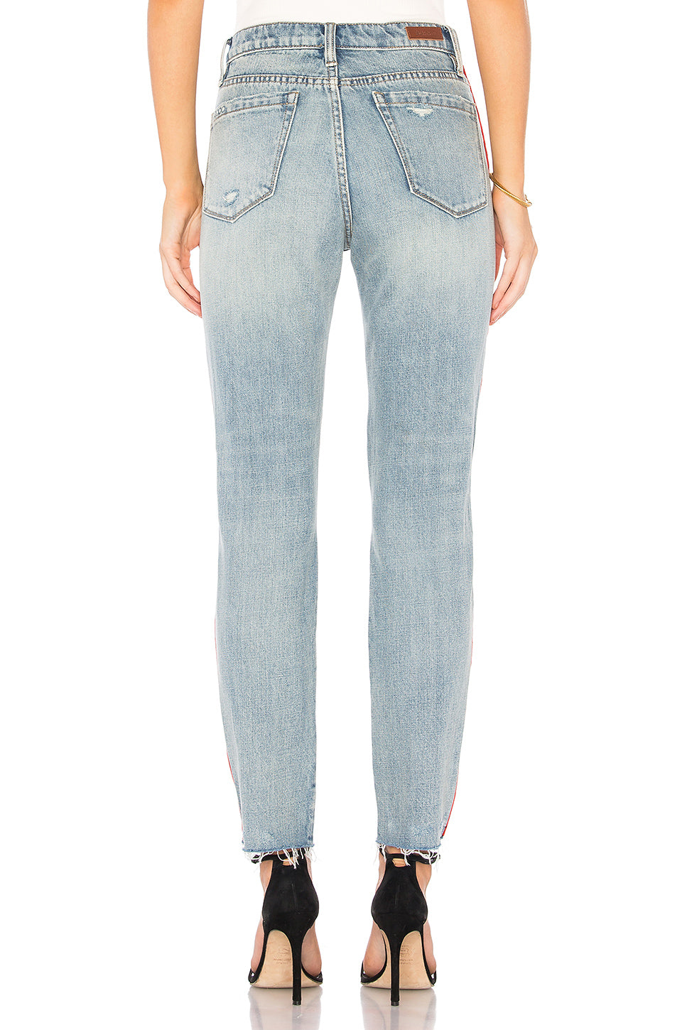 Blank NYC Now or Never Stripe High Rise Jeans
