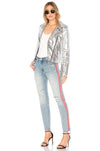 Blank NYC Now or Never Stripe High Rise Jeans